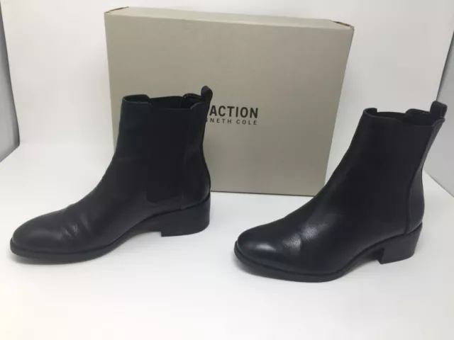 Kenneth Cole Womens Salt Chelsea Black Chelsea Boots Size 6 (7021141)