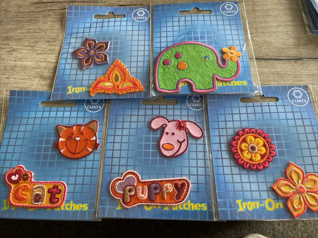 5 Packs Iron On Patches