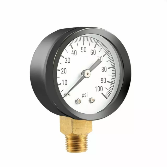 Simmons 1305 0-100 PSI 1/4" Well Pump Water Pressure Gauge TS50-100PSI 2