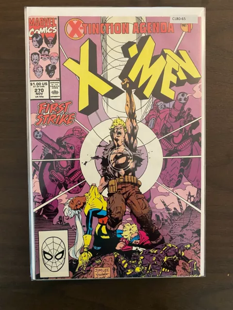 Uncanny X-Men vol.1 #270 1990 High Grade 8.5 Marvel Comic Book CL80-65