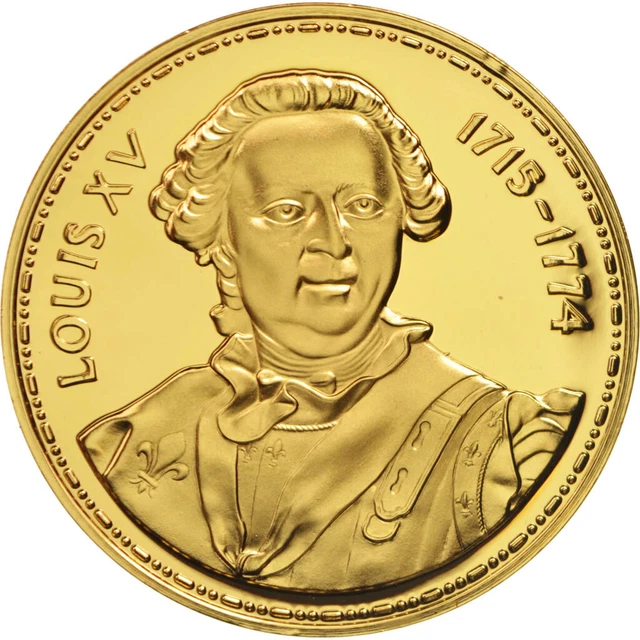 [417115] FRANCIA, MEDAL, Louis XV, History, FDC, Vermeil EUR 36,25