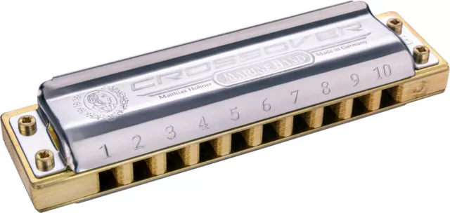 Hohner Marine Band Crossover Mundharmonika G Diatonisch Stabil Harmoika Blues