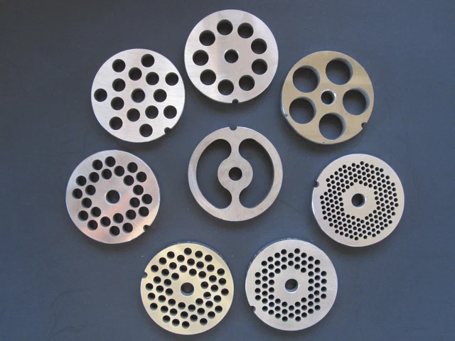#12 Stainless Meat Grinder Plate Screen Die Adcraft Choprite  PICK YOUR SIZE!