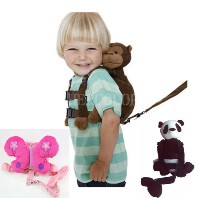 Safety Harness Strap Baby Kid Toddler Walking Cosplay Backpack Reins Bag Gift