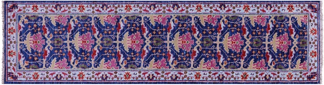 2' 8" X 10' 4" William Morris Handmade Wool Runner Rug - Q20293