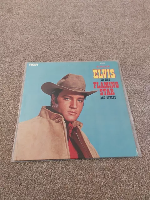 elvis presley SINGER Presents Flaming Star,  Rare USA Release