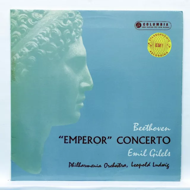 SAX 2252 - EMIL GILELS - BEETHOVEN piano concertos nos.5 - COLUMBIA LP EX++ SAX 2252 - EMIL GILELS - BEETHOVEN piano concertos nos.5 - COLUMBIA LP EX++