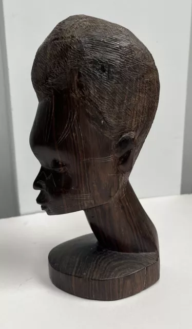 Vintage African Ebony Woman’s Head/ Bust