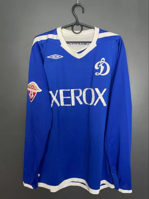 Dynamo Moscow 2006 Match Worn Football Long Sleeve #15 Dymidko Shirt Size Xl