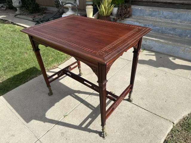 Antique Victorian Aesthetic Movement Table