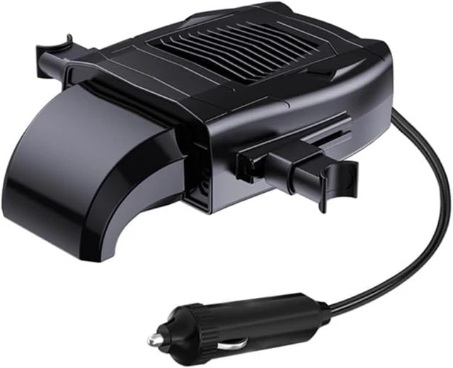 Riscaldatore Auto 12V 50W - Sbrinatore E Demister Per Parabrezza Con 3 Fori - Foto 2