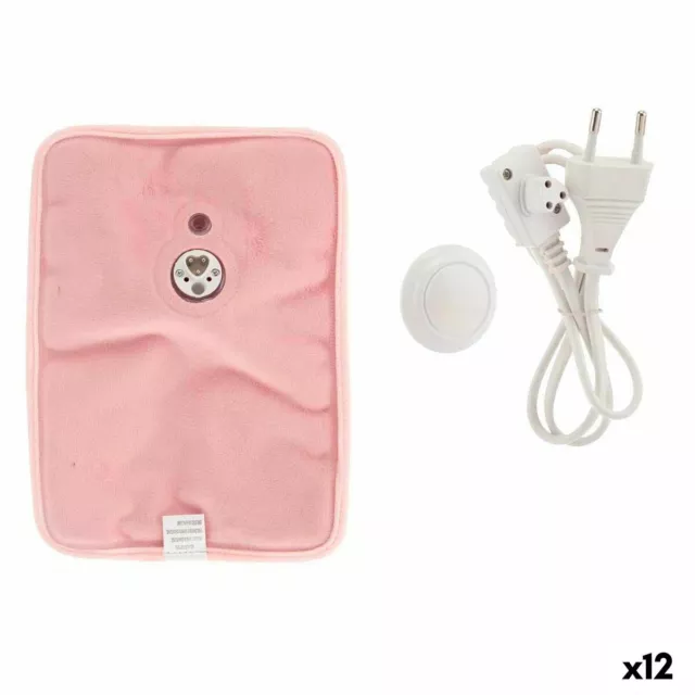 Bolsa de Agua Caliente Eléctrica Manos Rosa Plástico 380 W Terciopelo [12 Uni