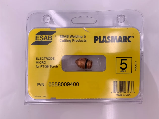 ESAB 0558009400, Plasmarc Micro Electrode, 4 pack