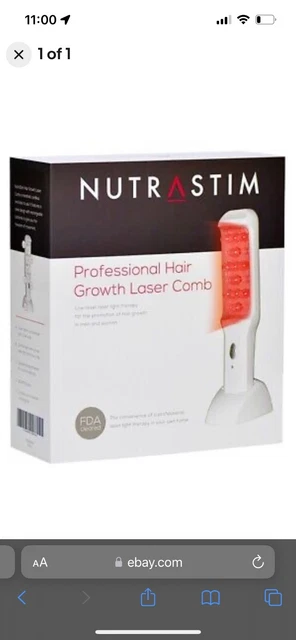 Nutrastim Laser hair Comb Professional Hair Growth Laser Comb NEW