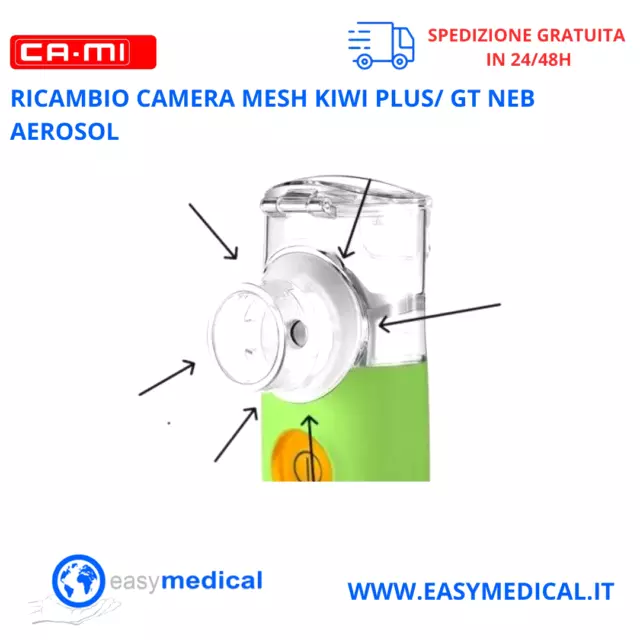 Ricambio Camera Mesh Kiwi Plus/ Gt Neb Aerosol