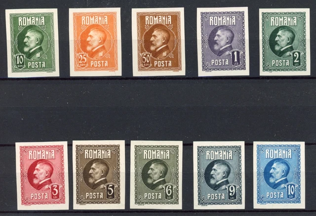 [87.269] Rumänien 1926 gutes Set sehr fein postfrisch imperf Briefmarken $ 280