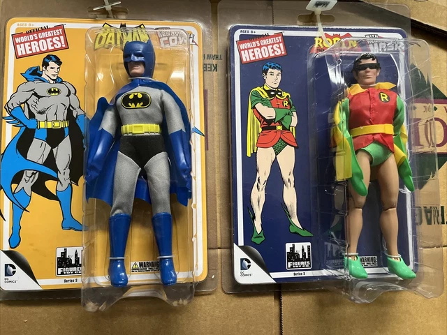 Figures Toy Company Retro Removable Mask Batman Robin Batgirl And Alfred