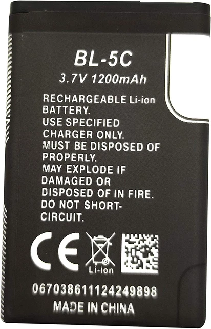 BL-5C Rechargeable Battery Suitable for Household Radio with Current Protection(
