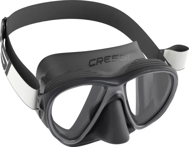 Maschera Da Snorkeling Cressi Sub Fiji Black New Pesca Apnea Sub