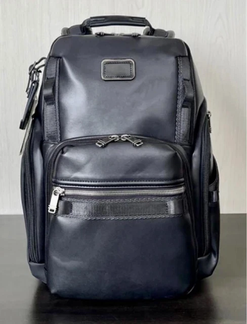 TUMI 232789D Alpha Bravo Business Backpack Bag 13.97x16.92x8.26 in. Black
