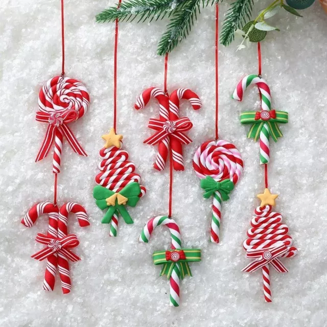 PVC Ornamenti dell'albero di Natale Lecca-lecca Decorazioni natalizie  Partito