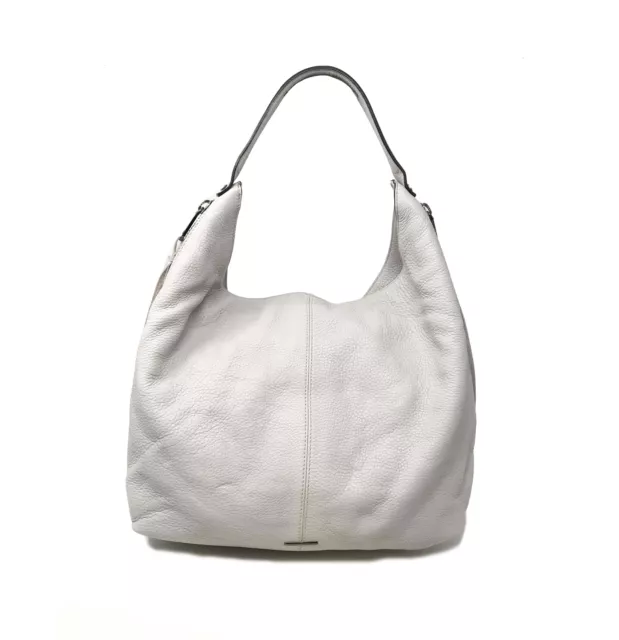 Rebecca Minkoff Large Light Grey Leather Bryn Hobo Ladies Handbag HS26GMOH17