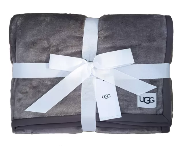 100 AUTHENTIC UGG Home Collection Duffield Throw II Blanket Soft