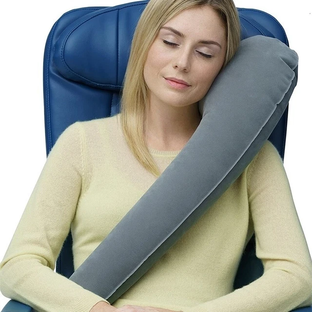 Body Rest Ultimate Inflatable Travel Pillow Bus Train Car Seat Office Napping