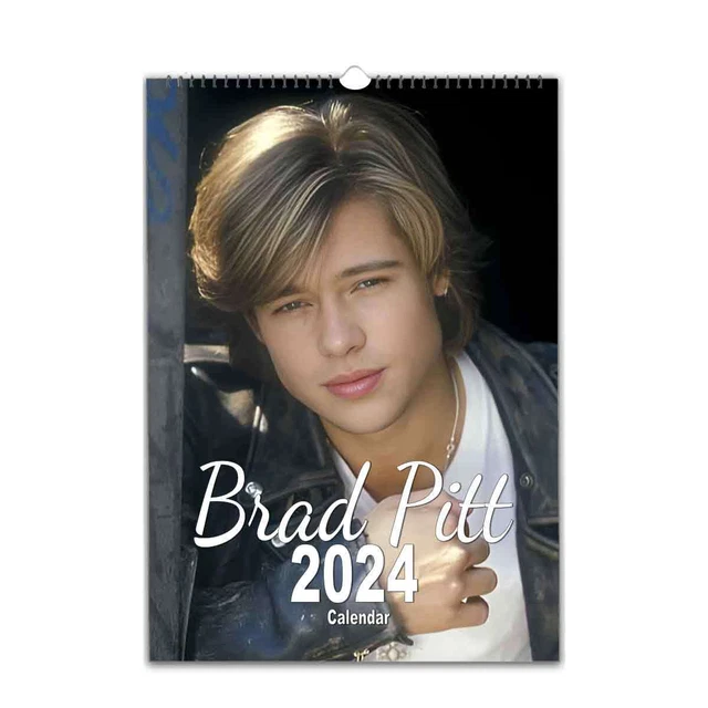 BRAD PITT EARLY Years 2024 personalised Calendar 30.35 PicClick