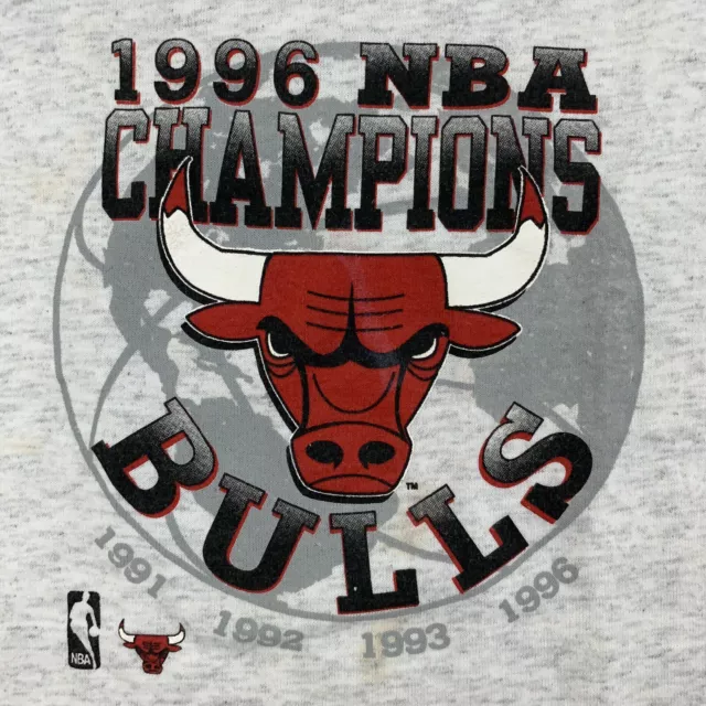 Vtg 1996 Chicago Bulls NBA World Champions Toddler T-Shirt Made USA Tee Kids 4 Vtg 1996 Chicago Bulls NBA World Champions Toddler T-Shirt Made USA Tee Kids 4