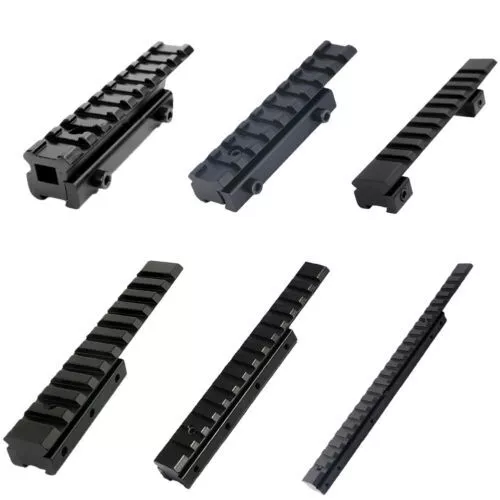 DOVETAIL EXTEND WEAVER Scope Mount Picatinny Rail Adapter 11mm to 20mm ...
