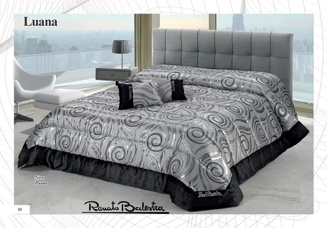 Copriletto Trapuntato Renato Balestra Matrimoniale - Raso Di Poliestere, 260x260 Cm, Bianco - Foto 5