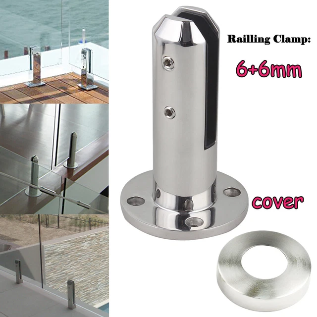 Fermavetro Angolare Sellon24 Acciaio Inox AISI 316 V4A 70x60x45 Per Vetri 21.52mm