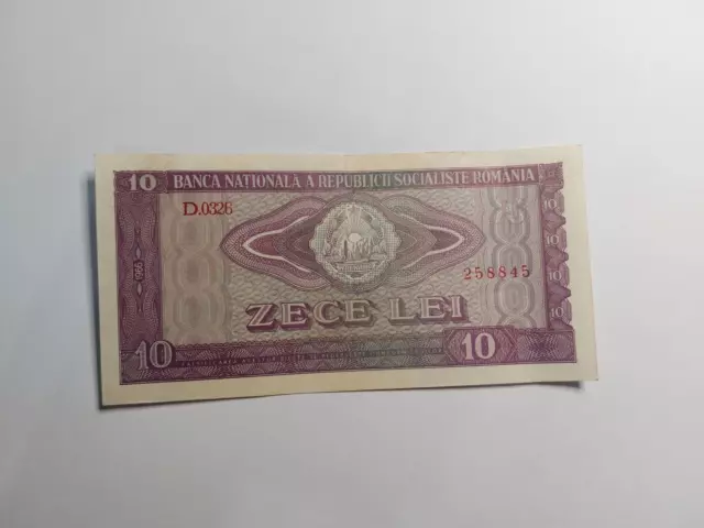 Banknote 10 lei Romania 1966 #12