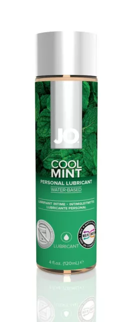 System JO H2O Cool Mint Lubricante Base Al Agua Sabor sin Azúcar 118ml 120ML