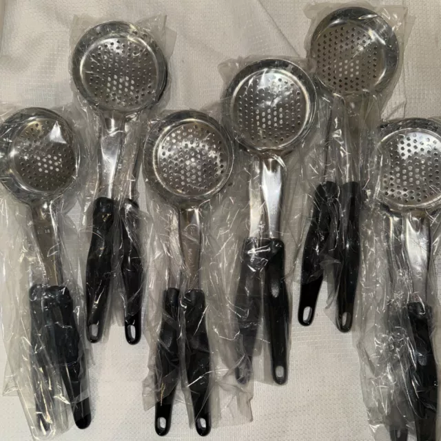 Vollrath - 6432620 - 6 oz Antimicrobial Spoodle® Perforated Portion Spoon LOT 12