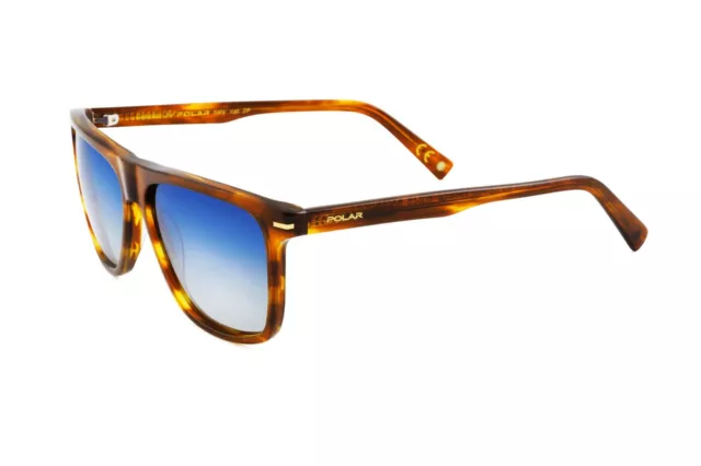 Lunettes de Soleil Polar GOLD 144 (429 / Q) Havane/Bleu Dégradé Polarisé CAL.57