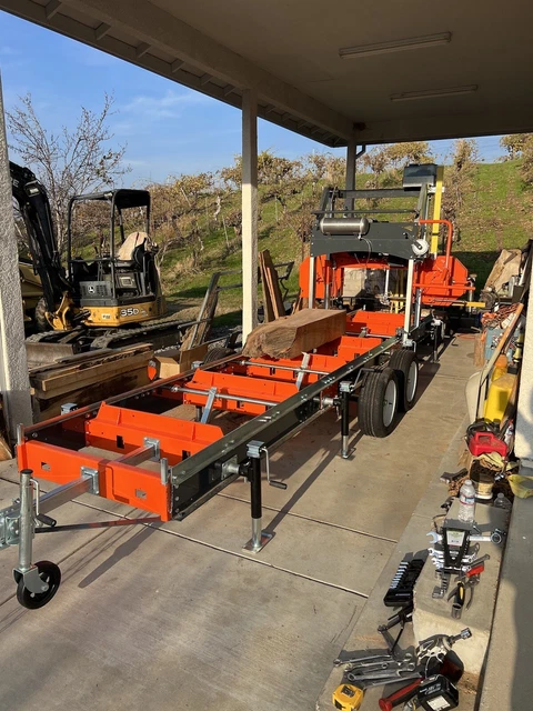 Portable Sawmill 36” 27HP Gas New!