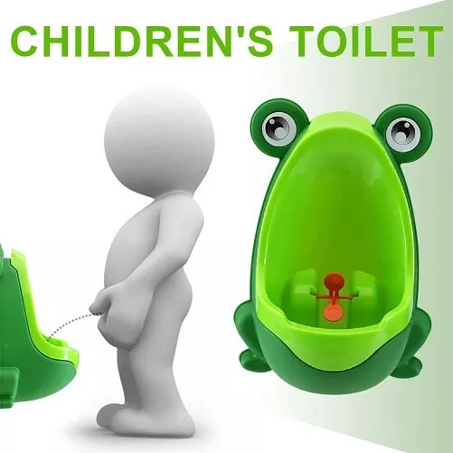 Frog Boys Children Pee Potty Toilet Training Urinal with Funny Aiming Target