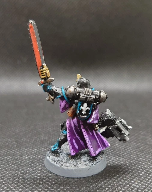 Warhammer 40k witchhunters sisters of battle sister superior chainsword metal 2