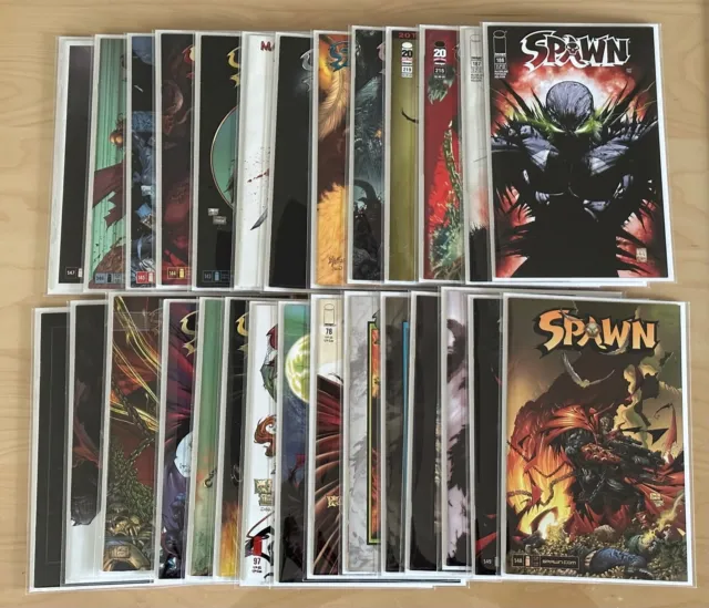 Spawn lot - 66 comics - many low print count in VF to NM+ - many  details below!