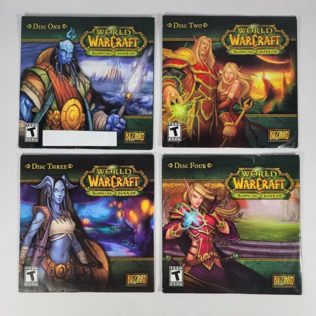 World Of Warcraft Pc Video Game The Burning Crusade Discs Picclick