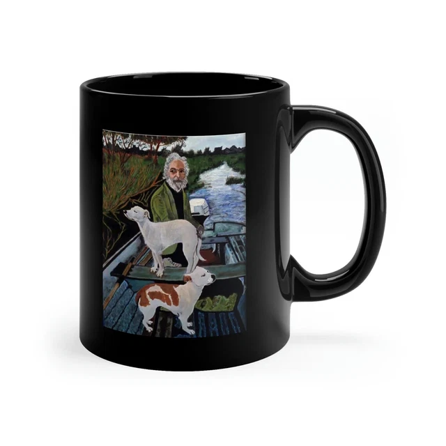 Goodfellas Painting Old Man with Dog 11oz Coffee Black Coffee Mug Gift