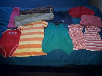 Girls  Summer Clothing Bundle Age 2-3 yrs Good Condition