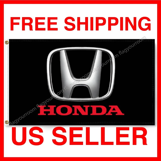 Honda Motorsport Racing Banner – Off Road Flag Sign / Decal / Graphic For Shop, CBR, MX Gear
