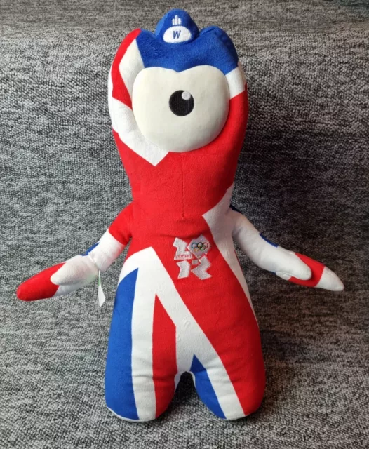 Official London 2012 Olympics Wenlock 18 inch Union Jack Mascot Plush Soft Toy