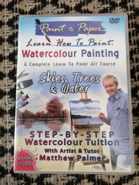 Skies, Tree & Water - Paint to Paper - DVD - Learn To Paint Watercolour Painting