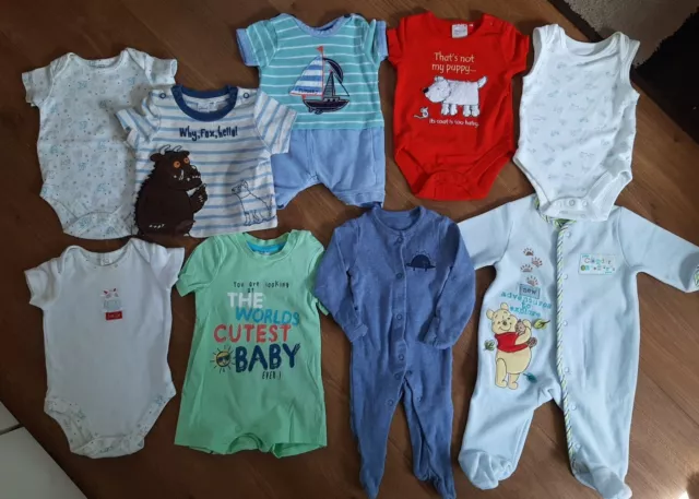 Baby Boy Clothes Bundle Newborn/0-3 Months