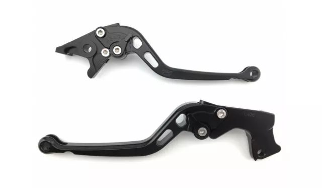 Coppia Leve Lunghe Nero CNC Freno e Frizione YAMAHA MT07 MT 07 MT-07 2018-2020