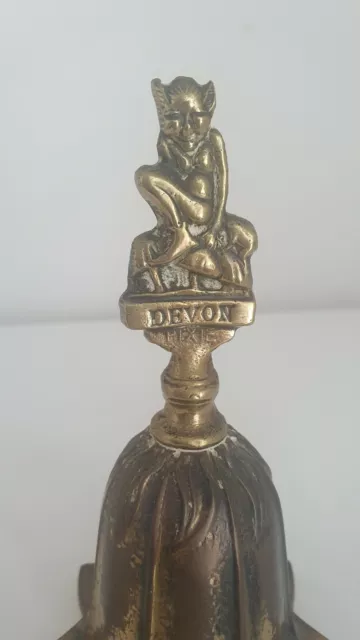 Vintage Brass Bell, Devon Pixie 2